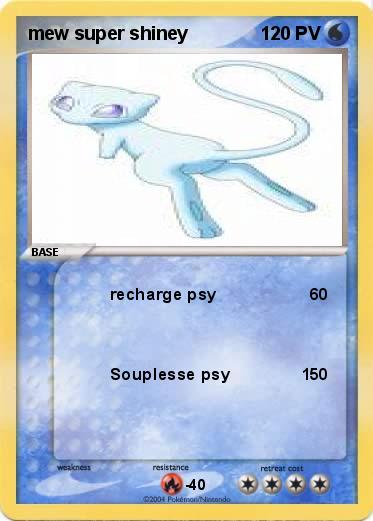 Pokemon mew super shiney