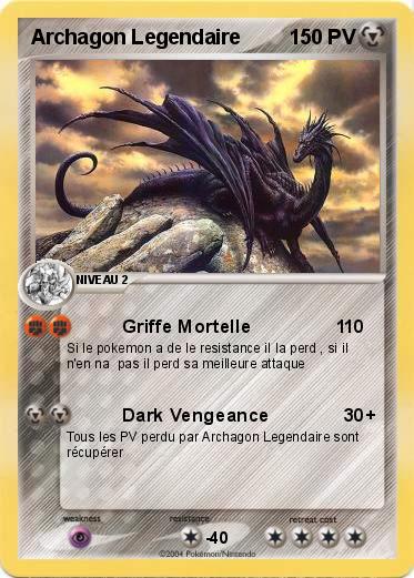 Pokemon Archagon Legendaire