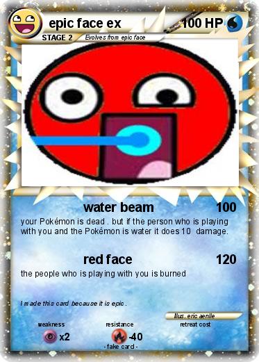Pokemon epic face ex