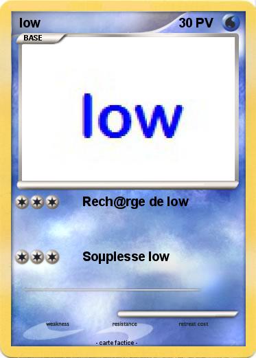 Pokemon low