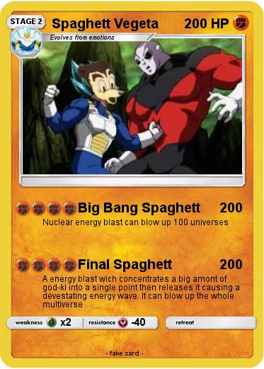 Pokemon Spaghett Vegeta