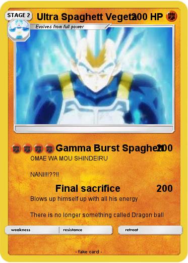 Pokemon Ultra Spaghett Vegeta