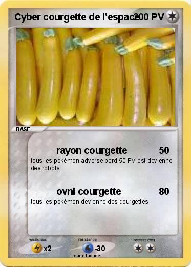 Pokemon Cyber courgette de l'espace