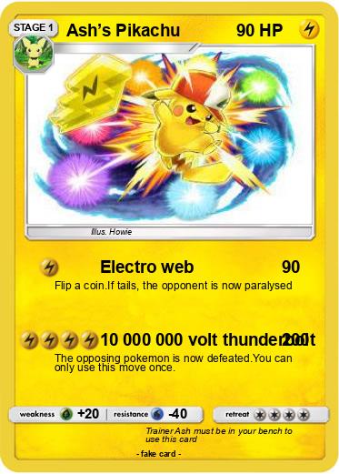 Pokemon Ash’s Pikachu