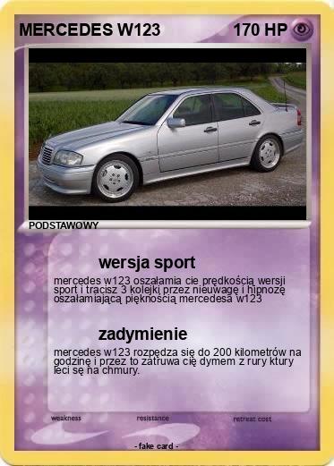 Pokemon MERCEDES W123