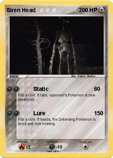Pokemon Siren Head