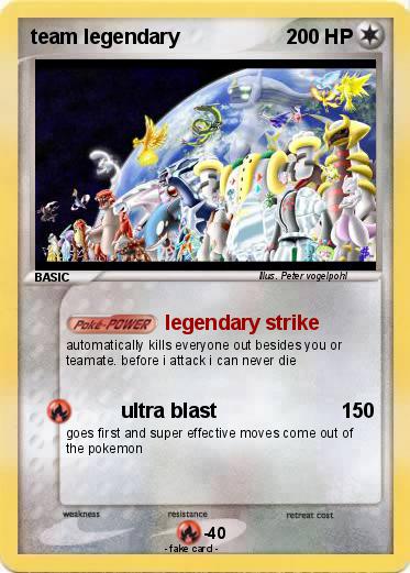 Pokemon team legendary