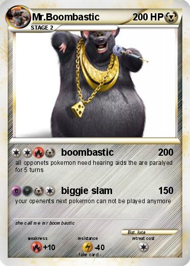 Pokemon Mr.Boombastic