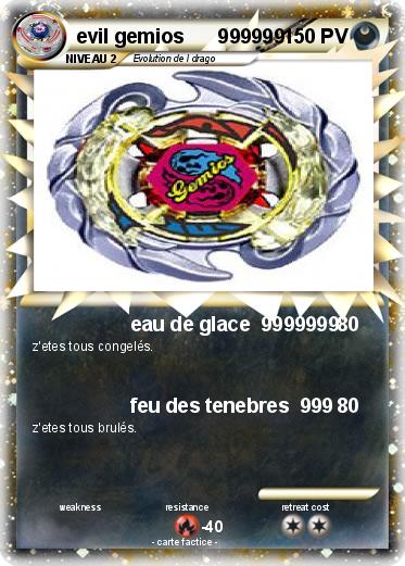 Pokemon evil gemios      999999