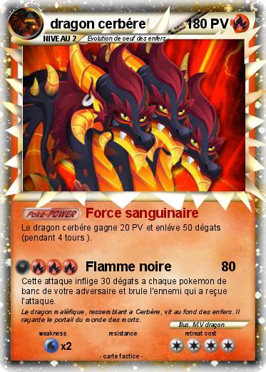 Pokemon dragon cerbére