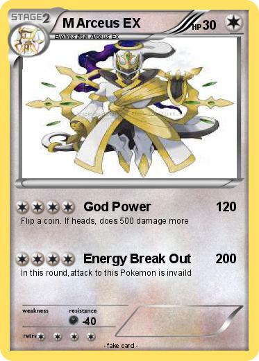 Pokemon M Arceus EX