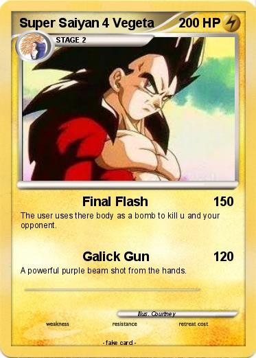 Pokemon Super Saiyan 4 Vegeta