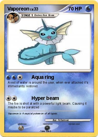 Pokemon Vaporeon