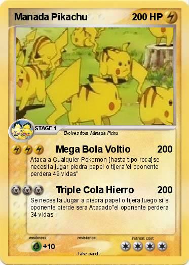 Pokemon Manada Pikachu