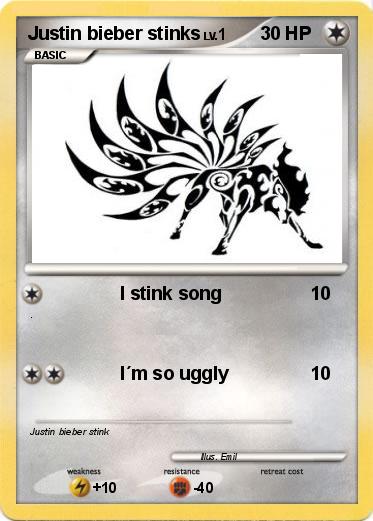 Pokemon Justin bieber stinks