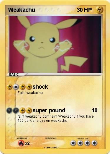 Pokemon Weakachu