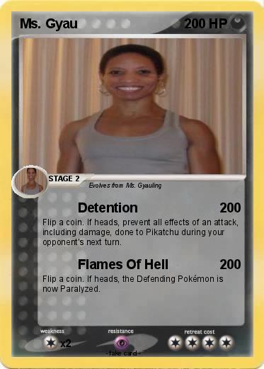 Pokemon Ms. Gyau