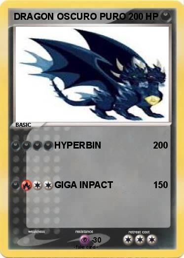 Pokemon DRAGON OSCURO PURO