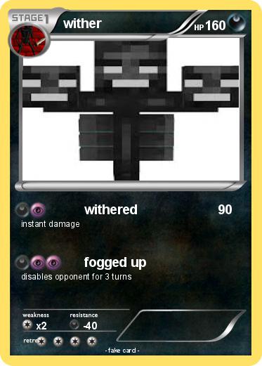 Pokemon wither