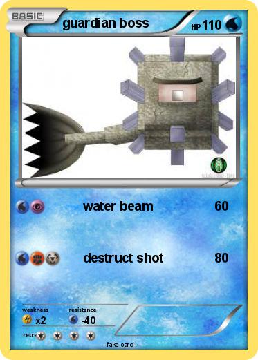 Pokemon guardian boss