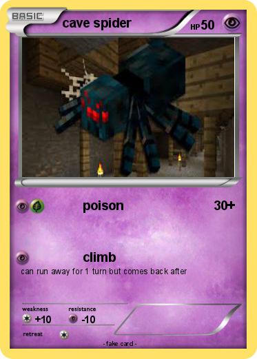 Pokemon cave spider