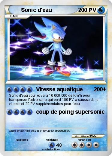 Pokemon Sonic d'eau