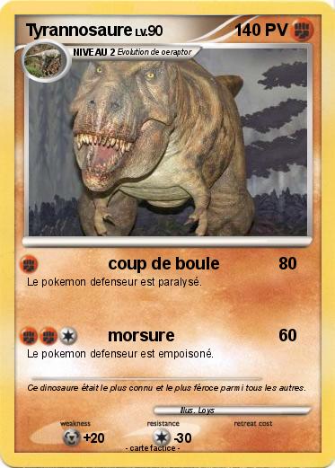 Pokemon Tyrannosaure