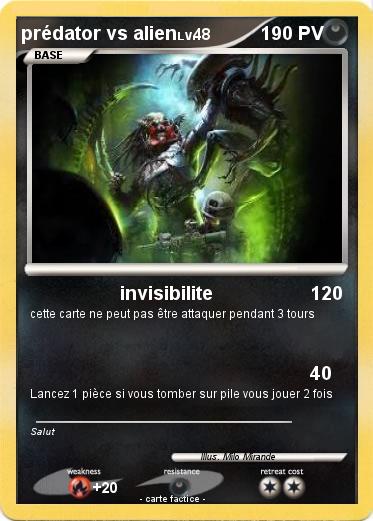 Pokemon prédator vs alien