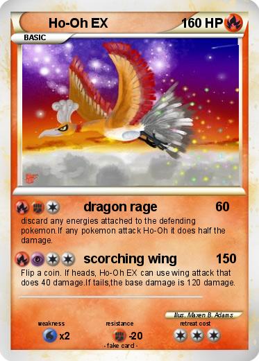 Pokemon Ho-Oh EX