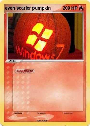 Pokemon even scarier pumpkin