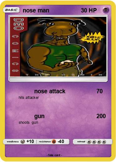 Pokemon nose man