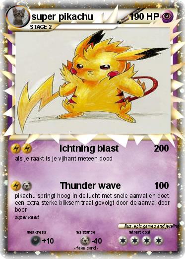 Pokemon super pikachu