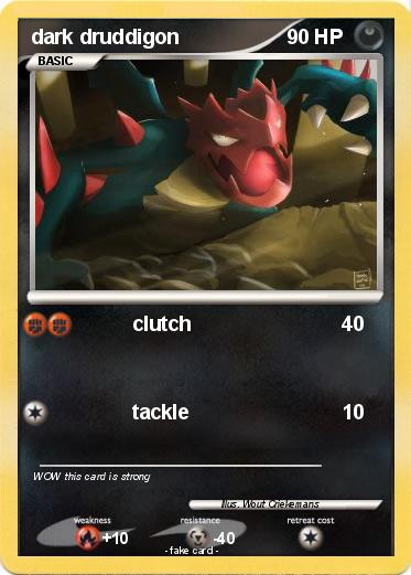 Pokemon dark druddigon