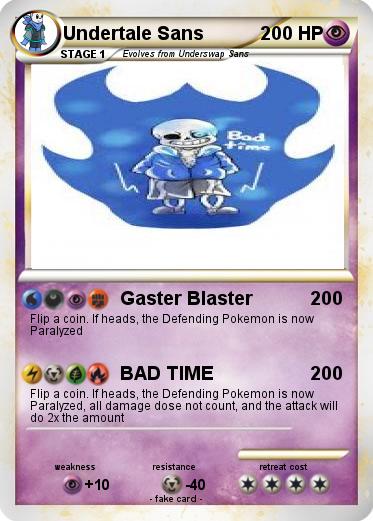 Pokemon Undertale Sans