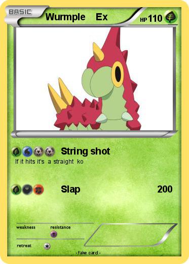 Pokémon Wurmple Ex - String shot - My Pokemon Card