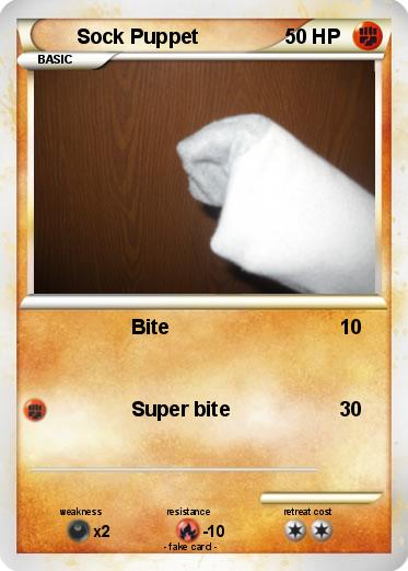 Pokemon Sock Puppet