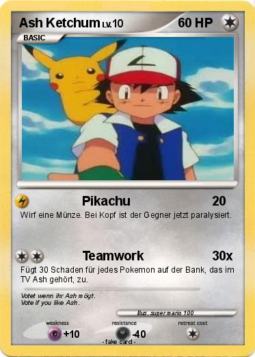 Pokemon Ash Ketchum