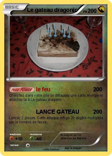 Pokemon Le gateau dragonic