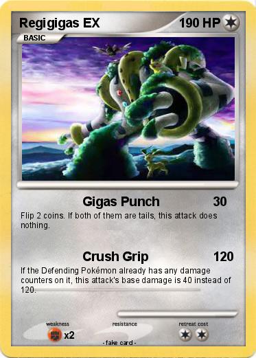 Pokemon Regigigas EX