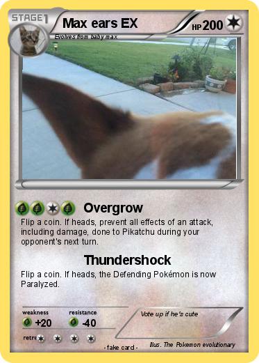 Pokemon Max ears EX