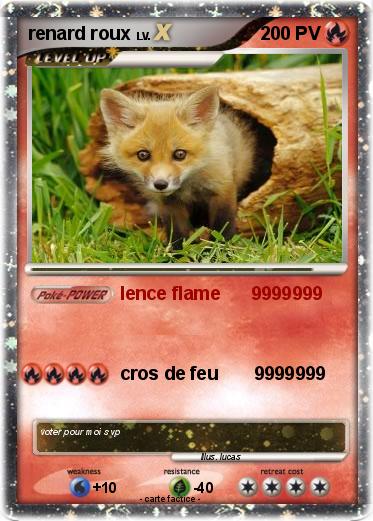 Pokemon renard roux