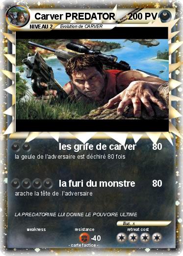 Pokemon Carver PREDATOR