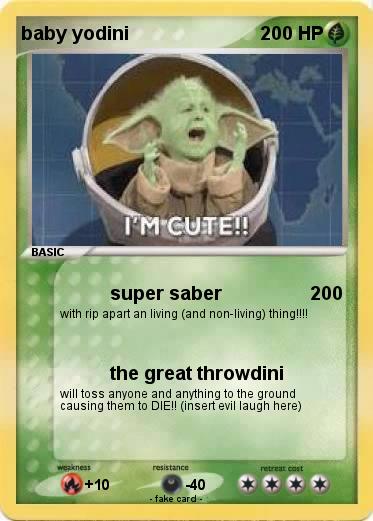 Pokemon baby yodini
