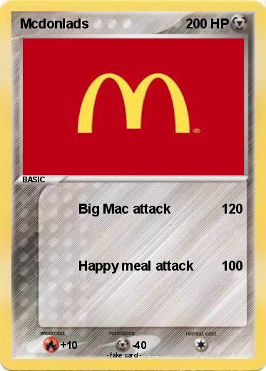 Pokemon Mcdonlads