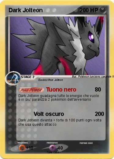 Pokemon Dark Jolteon