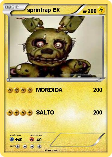 Pokemon sprintrap EX