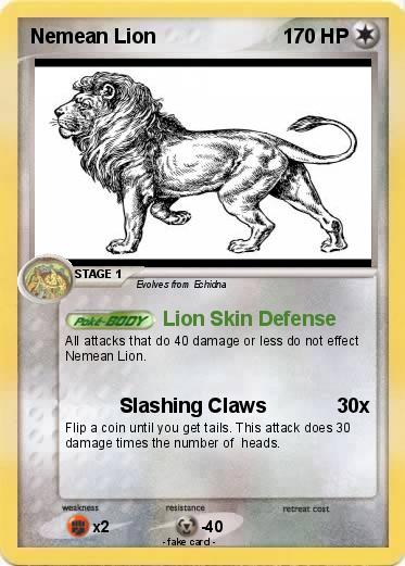 Pokemon Nemean Lion