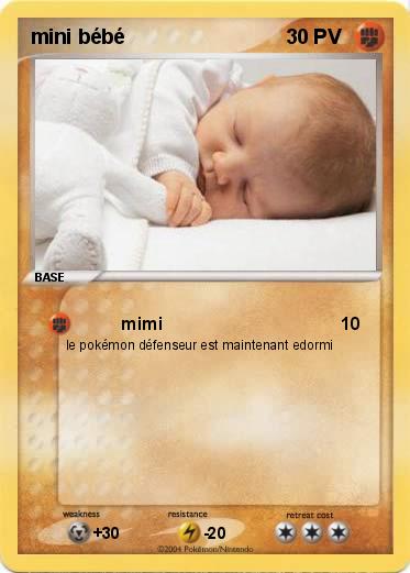Pokemon mini bébé