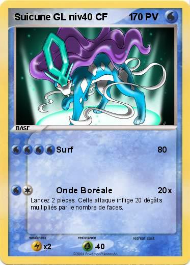 Pokemon Suicune GL niv40 CF        1                              