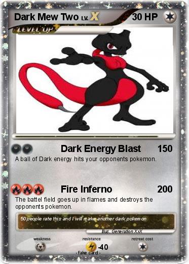 Pokemon Dark Mew Two
